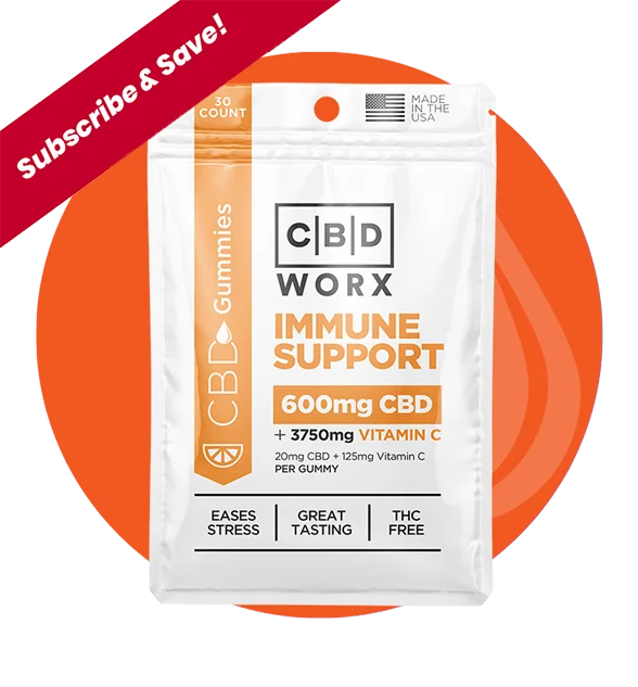 Immune Support Gummies Subscription CBD Worx